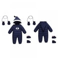 thumbnail image 3 of LOVEBAY Baby Winter Snowsuit Hooded One-Piece Jumpsuit with Gloves Feet Zipper Warm Padded Sleepsuit 0-24M, 3 of 5