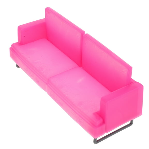 WORGEOUS Dollhouse Sofa Couch Miniature Living Room Furniture Mini Vintage Sofa Couch Dolls House Living Room Accessories For Pretend Playset