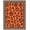 Orange, Pattern 2, variant on ODIKA 6'x9' Machine Washable Non-Slip Area Rug, Harvest Plaid Patchwork with Pumpkin Outline and Rustic Leaves Motif High Traffic Rug, Orange, 604907