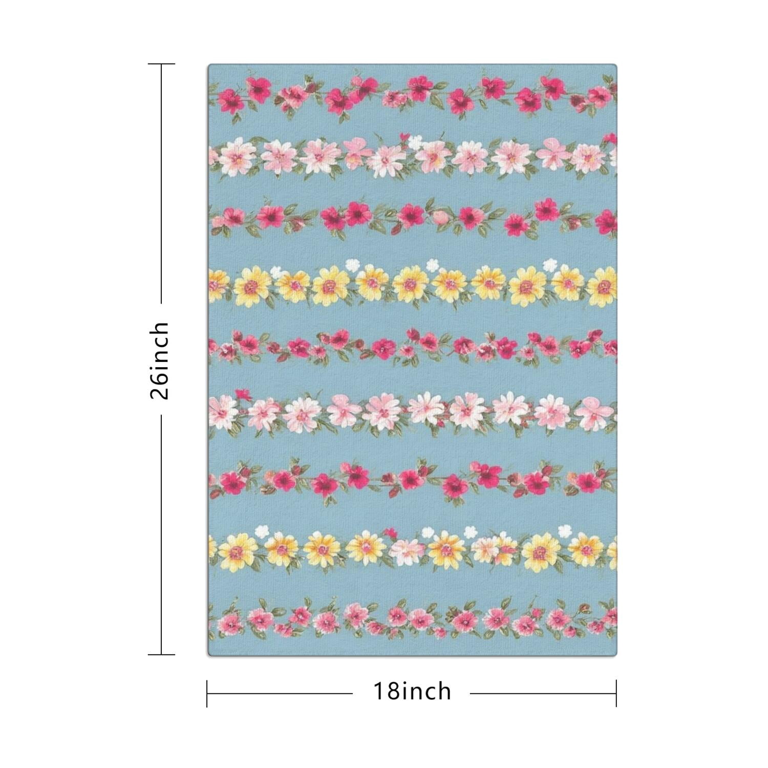 4 Pcs Funny Kitchen Towels,Pioneer Flower Microfiber Dish Towels,Kitchen Tea Towels,Kitchen Towel Set (18" X 26")