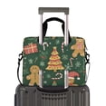 thumbnail image 2 of FORMRS 16" Laptop Bag Carrying Sleeve Case with Handle Travel Shoulder Briefcase, Beige Christmas Gingerbread, 2 of 8