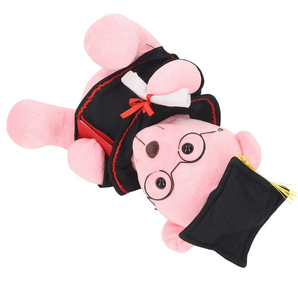 Animal Stuffed Doll, Soft Skin Friendly Bear Plush Doll Cute Little Bear Stylish for Decoration Pink