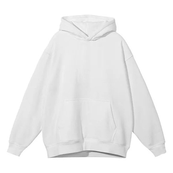 Men's Solid Color Plain Hoodie, Casual Long Sleeve Pullover Hooded Sweatshirt