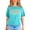 Seafoam Shirt, variant on Made for More Faith Based Shirt for Women - Ephesians 2:10 Floral Christian Graphic Tee Blue Jean Shirt Adult Medium