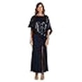 thumbnail image 3 of RM Richards Womens Laced Poncho Over a Long Sheath Dress, 3 of 3