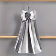 thumbnail image 1 of 1 toalla de cocina con patrón de rayas de lazo | Toalla de cocina de poliéster absorbente y de secado rápido, perfecta for la limpieza del hogar, solo lavado a mano, toalla facial, 1 of 2
