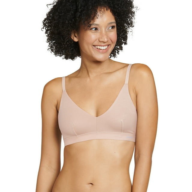 Jockey Soutien-Gorge Léger Triangle Extensible en Coton Biologique pour Femmes