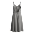 thumbnail image 4 of Timegard Robes d'Été pour Femmes Plage Vacances Bretelles Spaghetti Ajustables Robe Maxi à Col en V Dos Nu Robes Bohèmes, 4 of 7