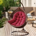 thumbnail image 1 of Cojín para silla tipo huevo, cojín para silla tipo hamaca, cojín para silla tipo cesta colgante, asiento para silla Rojo oscuro, 1 of 8