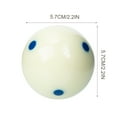 thumbnail image 2 of FUTUREORYY Billiard Balls Set Resin White Ball Precision Roundness for All Skill Levels 1Set, 2 of 8