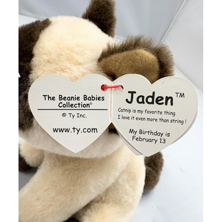 TY Ty Original Beanies Jaden the Siamese Cat - 6