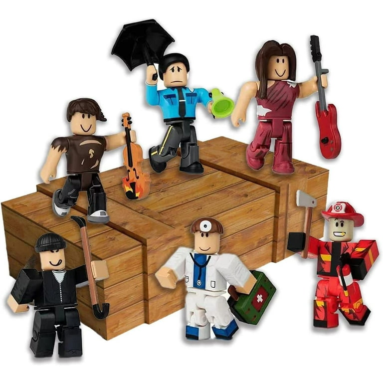 6 Pcs Roblox Toys Mini Action Figures Set, Dessert Table