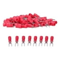 thumbnail image 4 of Fork 100Pcs Fork Terminal Insulated 22-16AWG Wire Crimp Connector Set Kit for Equipment, 4 of 8