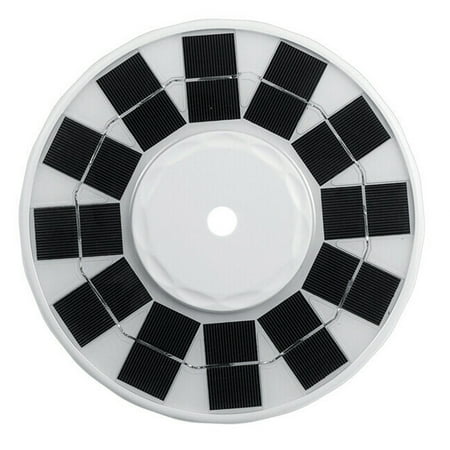 

Garden Outdoor Waterproof Flag Pole Light Solar Powered Yard Round Easy Install
