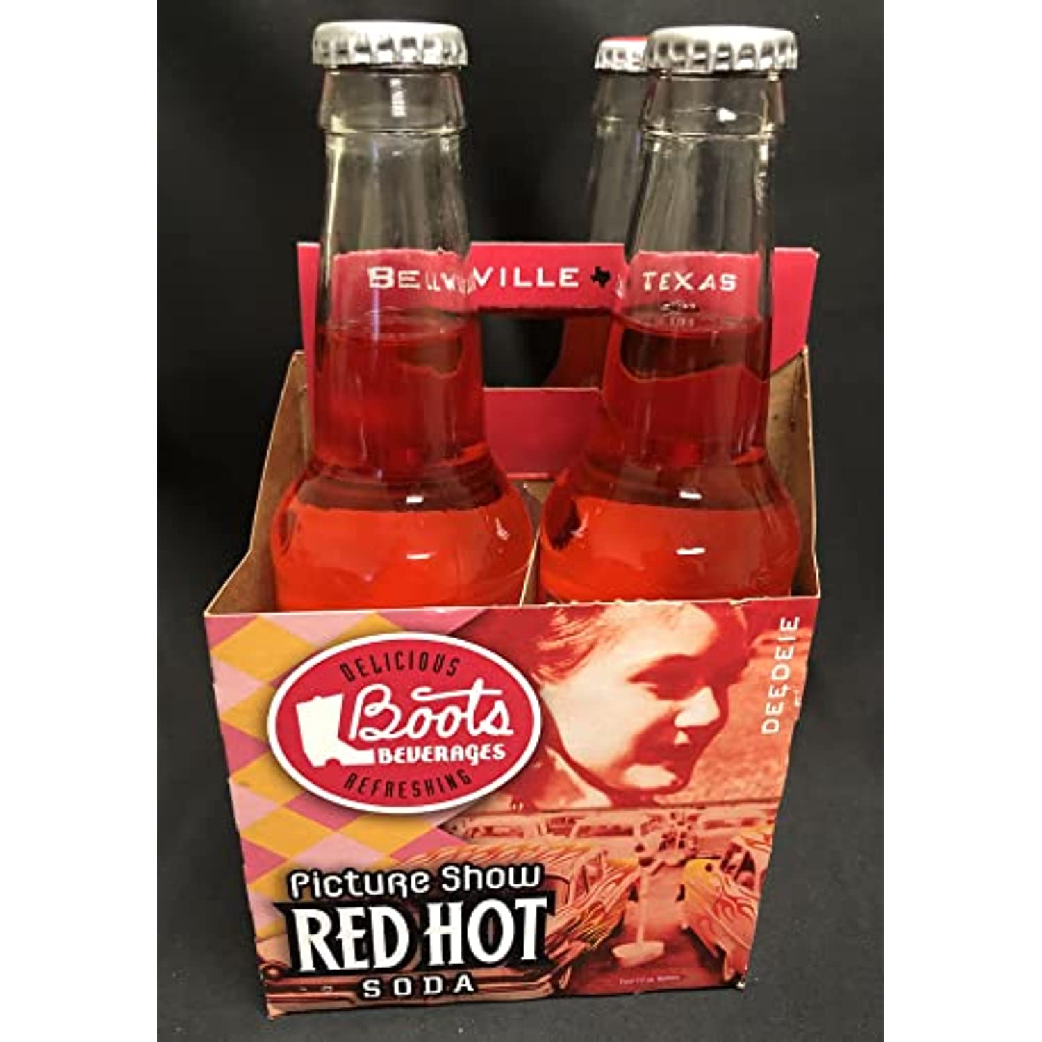 Boots Beverages, Cinnamon Red Hot Soda, 12Oz Glass Bottles, 24 Units