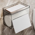 thumbnail image 1 of Dispensador de Soporte de Papel, Soporte de Cajas de Tejidos de Ahorro de Espacio Acrílico Soporte de Pared de Aplicación Ancha Ancha MultiFuncional para apartamento para apartamento, 1 of 7