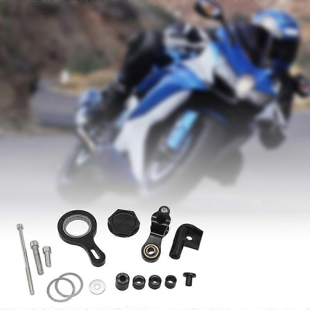 Motorcycle Steering Stabilizer Damper Mounting Bracket Kit Modification Accessories Replacement for YZFR1 2002-2017 YZFR6 2006-2020