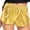 Gold, variant on WTXUE Soffe Shorts for Women, Casual Women's Soft Stretchy High Waisted Solid Color Pocket Shiny Leather Shorts Women Quick Drying Solid Pants, Short, Hot Pink