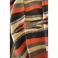 thumbnail image 3 of Galaxy Reborn Mexican Blanket Handwoven XLarge Tribal Arrow Falsa in Burnt Umbre Heavyweight Premium Blanket Mexican Yoga Bohemian Throw Indian Rug Serape, 3 of 6