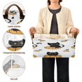 thumbnail image 5 of Cute Black Cat Shelf Baskets Set of 2 Foldable Metal Frame Open Storage Bins 16.9x11.4x7.7in Large Capacity, 5 of 8