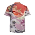 thumbnail image 3 of High Quality Hawaiian Shirts for Men Short Sleeve Aloha Beach Shirt Floral Summer Casual Button Down Shirts Blouses L62LXH, 3 of 7