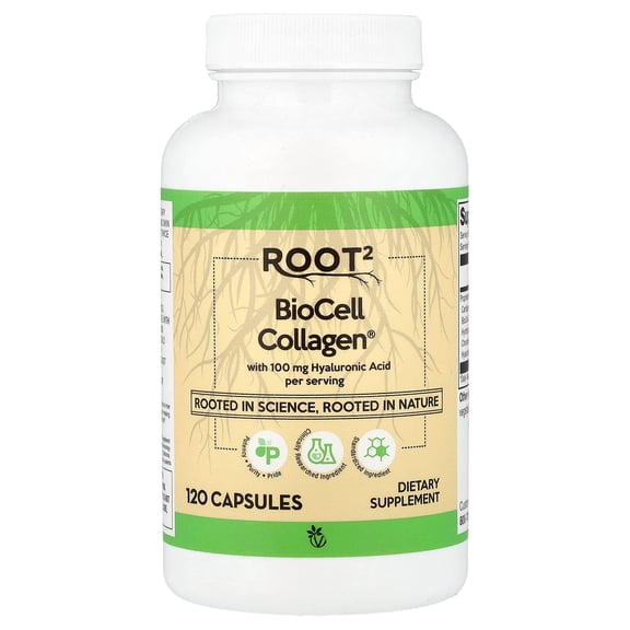 Vitacost Root2, BioCell Collagen®, 120 Capsules