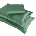 thumbnail image 2 of BNM Egyptian Cotton 850 Thread Count Duvet Cover Set, King/California King, Green, 2 of 6
