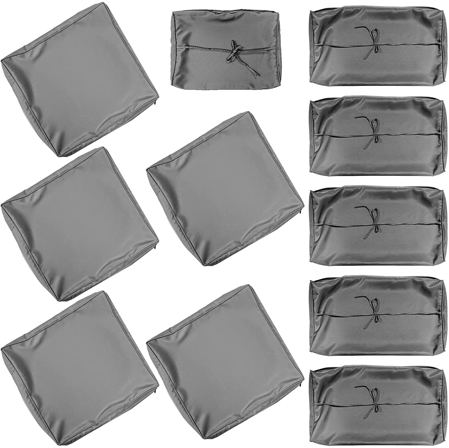 Gotland 11pcs Outdoor Patio Cushion Covers, SplashProof, Washable