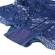 thumbnail image 3 of Panties for Women Sexy Lace Floral Underwear Briefs Hipster Panty Navy Blue XS, 3 of 5