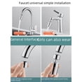 thumbnail image 2 of Grifo universal para lavabo, giratorio 720°, boquilla de agua a prueba de salpicaduras, grifo burbujeador, artefacto de lavado multifuncional, 2 of 6