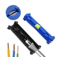 thumbnail image 4 of Bolígrafo de tira de alambre eléctrico multifuncional, 1 Uds., giratorio para de Cable, Cables coaxiales Azul Cola Cortador de cables, 4 of 6