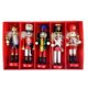 thumbnail image 1 of Marioneta Cascanueces de madera YONGSHENG 5 uds 12cm, 1 of 5