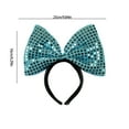 thumbnail image 4 of Cheapark Christmas Sequins Big Bow Hair Bands - Princess Style Party Headdress, Festive Performance Supplies, Trendy Holiday Headwear, 4 of 6
