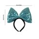 thumbnail image 3 of Party Headdress Performance Supplies Princess Sequins Big Bow Hair Bands Headbands, 3 of 6