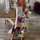 thumbnail image 2 of Vestido largo con estampado floral bohemio para mujer Fridja  qw1355, 2 of 5