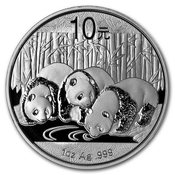 2013 China 1 oz Silver Panda BU (In Capsule)