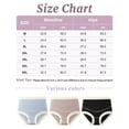 thumbnail image 7 of Happy Cherry Maternity High Waisted Underwear Pregnancy Women Panties Postpartum Hipster Panty Pregnancy Under The Bump Comfortable Soft Modal Briefs 3 Pack 4XL, 7 of 7