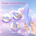 G-spot Rabbit Vibrator with Heating, 12 Speed Vibrating Stimulator G Spot Sex Toys for Women Adult Toys (Purple)
