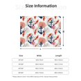 thumbnail image 3 of KLL Koi Fish And Corals Print Fleece Throw Blanket, Horizontal Fleece Bedding Cute Soft Blankets Comfy Fleece Flannel Plush Home Decor for Couch & Bed -50"x40", 3 of 9