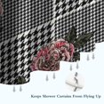 thumbnail image 6 of Pioneer Flower Floral Print Pattern Shower Curtain 72"x72" ,Bathroom Decorative Shower Curtains Set with 12 Hooks,Modern Waterproof Washable Shower Curtain, 6 of 6