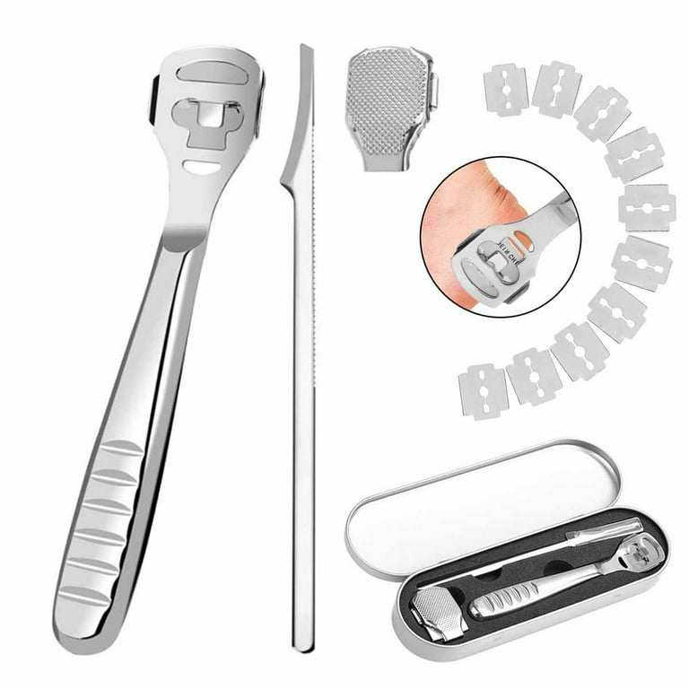 1pcs Professional Pedicure Foot File, Colossal Stainless Steel Detachable  Foot Scrubber, Hard Skin Removers Pedicure Rasp for Wet and Dry Feet
