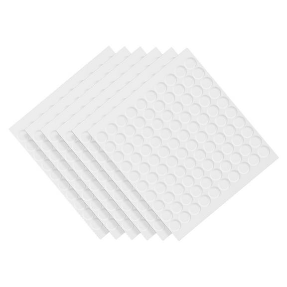 WEUVEB Transparent Acrylic Double Sided Adhesive Pads for Craft Use 800Pcs Strong Sticky Dots Small Size