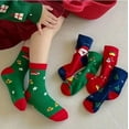 thumbnail image 2 of 5 Pairs Toddler Socks for Boys & Girls – Soft Cotton Baby Socks for Ages 1-3 Years, 2 of 3