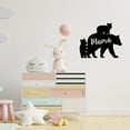 thumbnail image 5 of Pillars Customs Mama Bear Metal Sign, Bear Shaped Sign, Made in USA (16" W x 16" H, White), 5 of 5