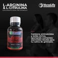 thumbnail image 2 of Óxido Nítrico Veralife A Base de L-Arginina y L-Citrulina 90 Cápsulas de 800mg, 2 of 7