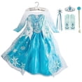 thumbnail image 1 of Disney Princess Party Dress up for Girls Halloween Frozen Elsa Jasmine Rapunzel Costume Kids Encanto Robe Clothing Birthday GiftTag-110 Gao Jinjia LED, 1 of 2