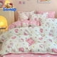 thumbnail image 2 of Juego de 4 fundas de edredón con dibujos animados de Hello Kitty Kawaii, ropa de cama para estudiantes, colcha de microfibra suave y ligera, 2 of 5