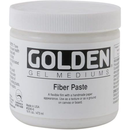 Golden Artist Colors 16 oz Fiber Paste Gel Medium