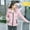 Pink, variant on Coats Womens Quilted Padded Puffer- Bubble Winter Coat Hooded Jacket Warm Plus