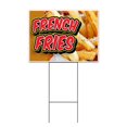 thumbnail image 1 of French Fries (18" x 24") Yard Sign, Includes Metal Step Stake, 1 of 6